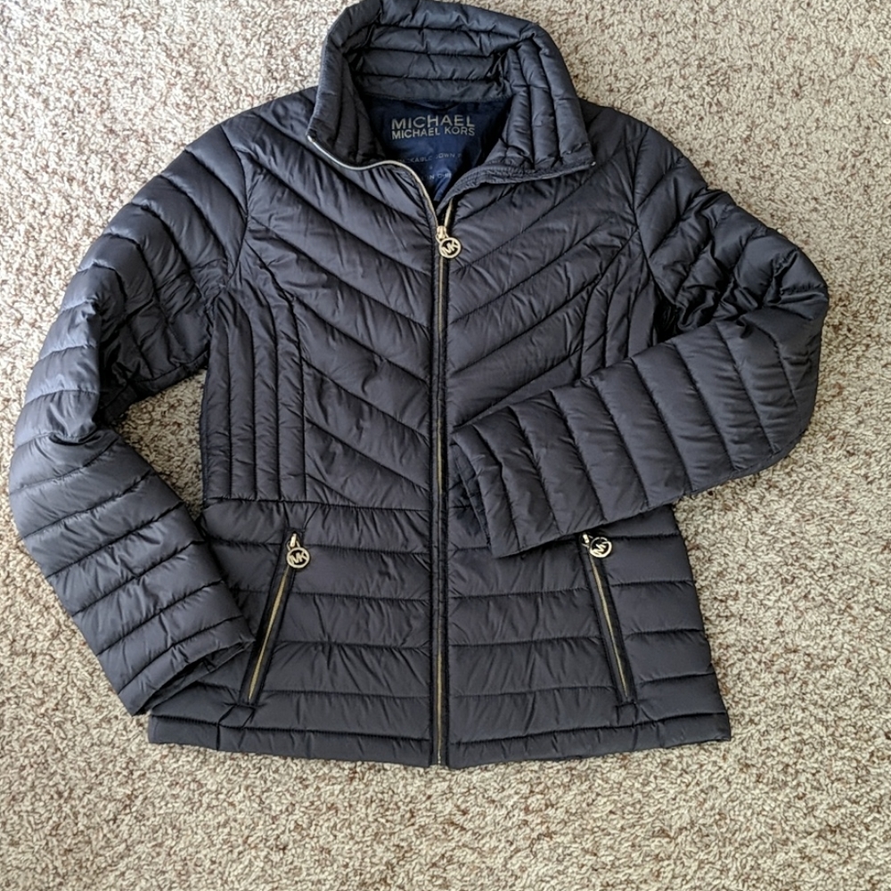 Michael Kors packable down jacket